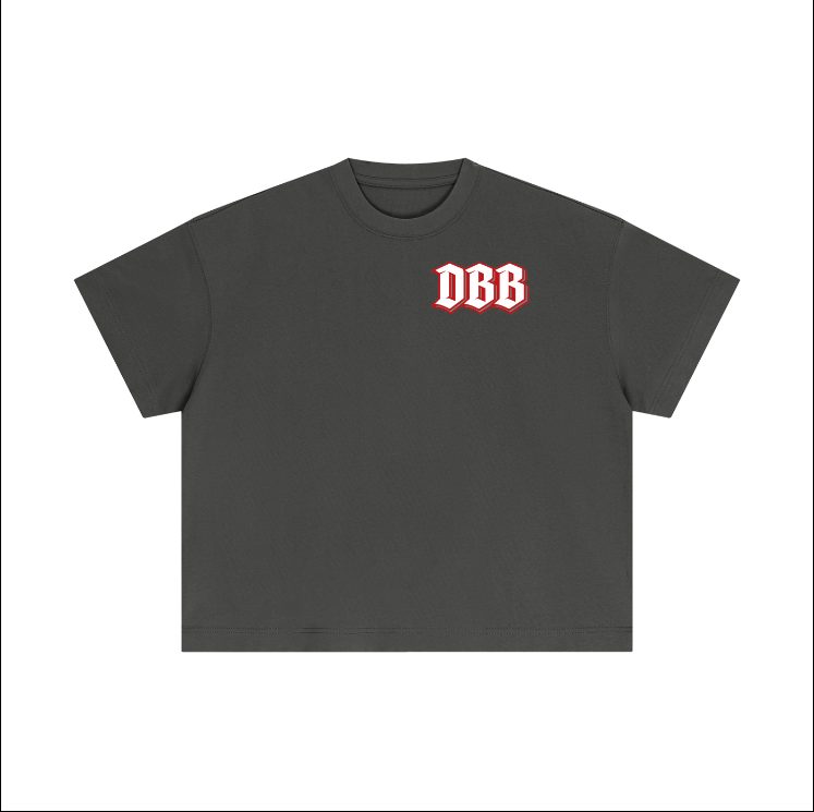 Olden Style tee — front: old-english DBB chest hit