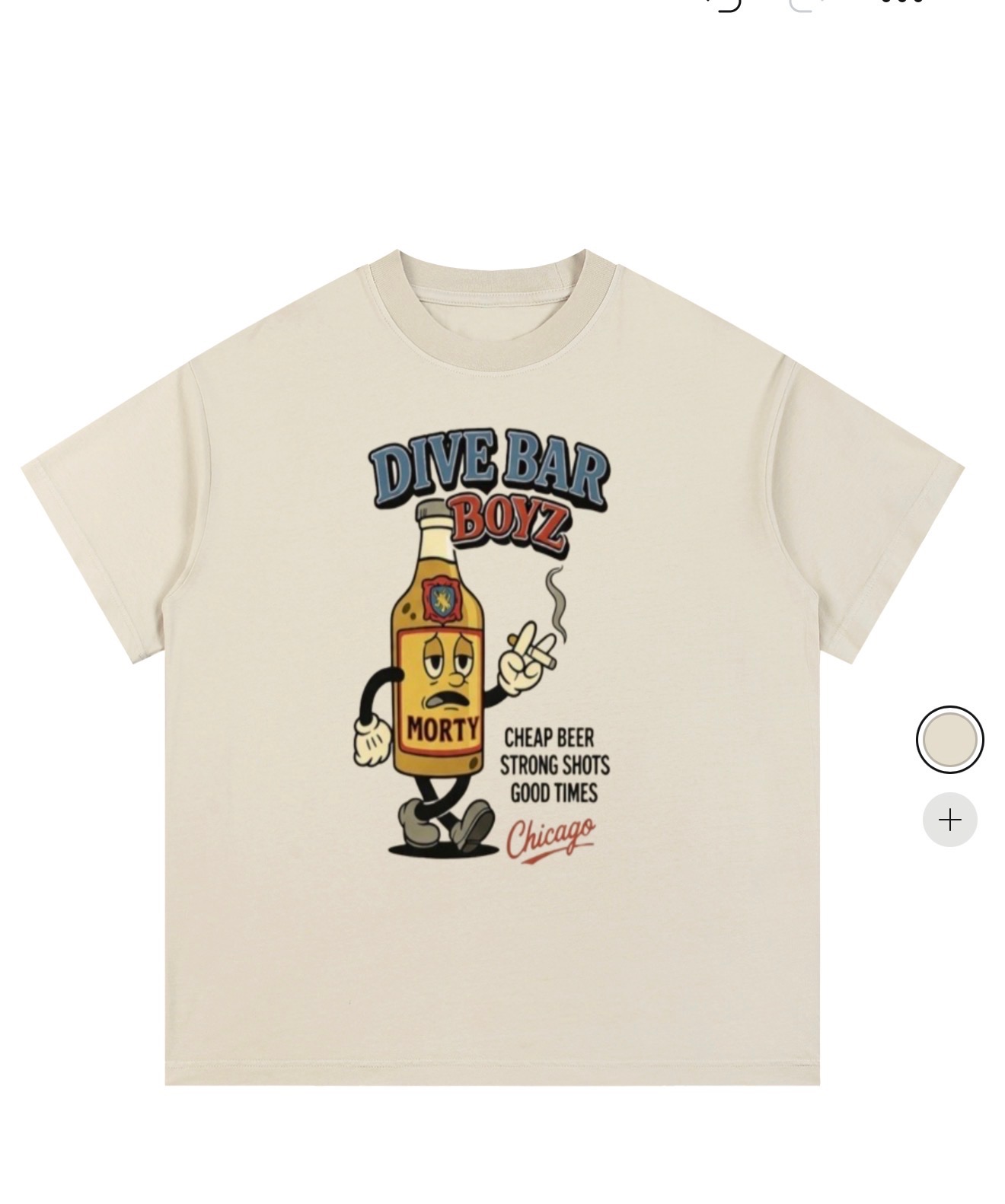 Morty tee — design teaser, full reveal at drop