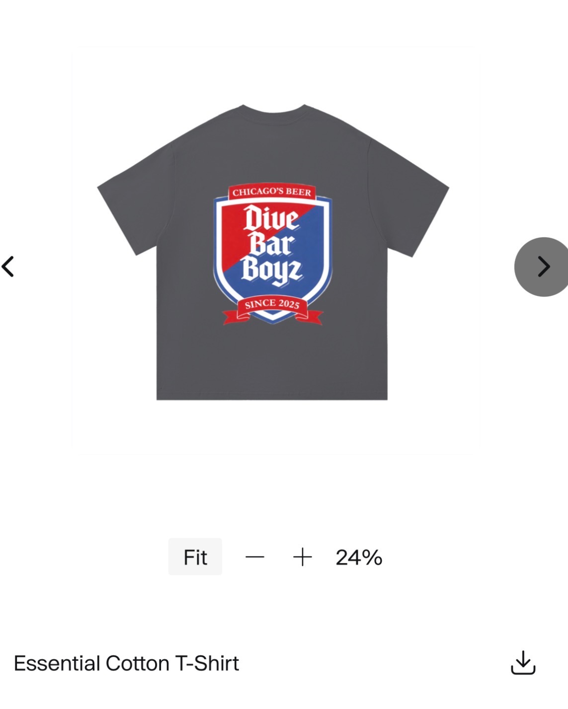 Shield tee — design teaser, full reveal at drop